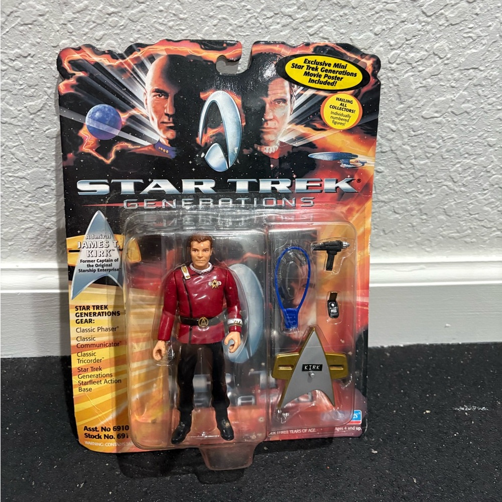 Star Trek Generations Action Figure- Vintage